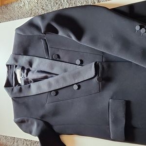 Emilio Pucci beautiful detailed tuxedo coat size 12 knee length Buy now